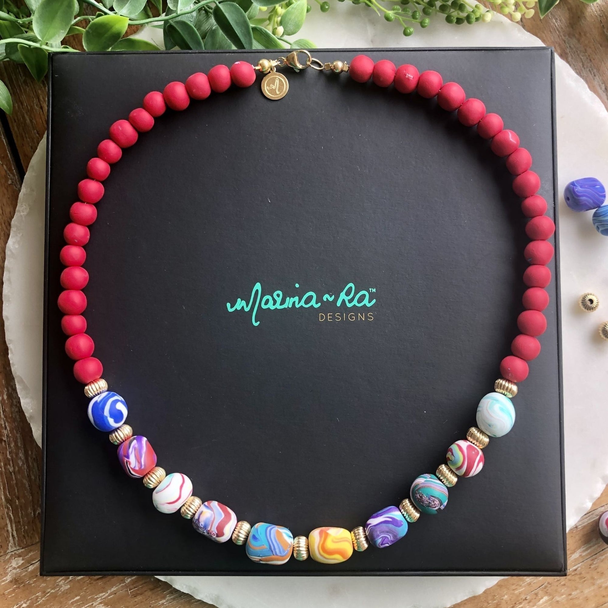 Stunning One of Kind Necklace | Marina-Ra Handmade Beads | RONL200