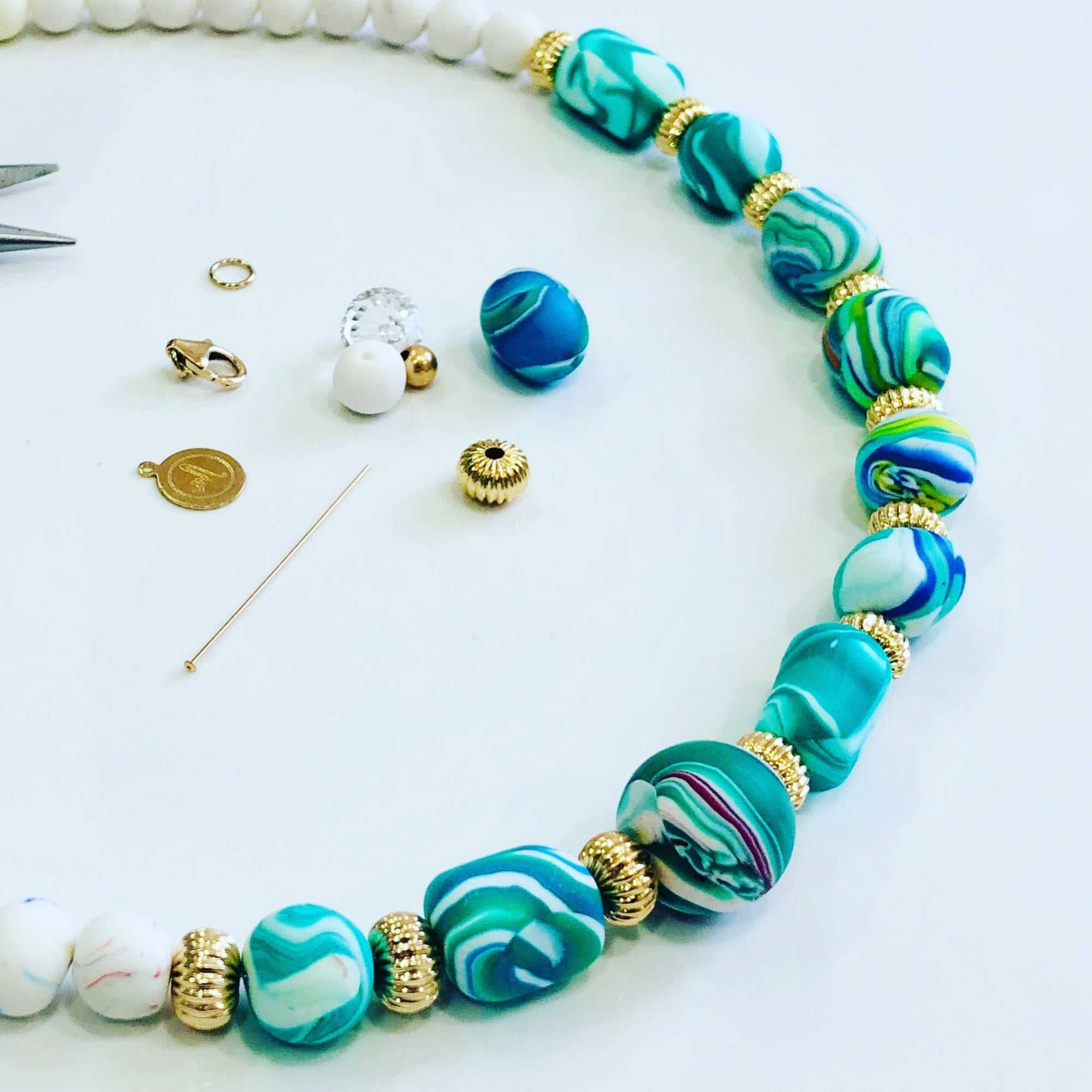 Necklaces with Original Marina Ra Beads and Gemstone Necklaces with Marina-Ra original beads